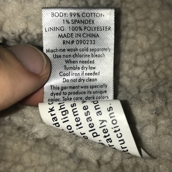 Men’s black Sherpa jacket - Picture 5 of 5